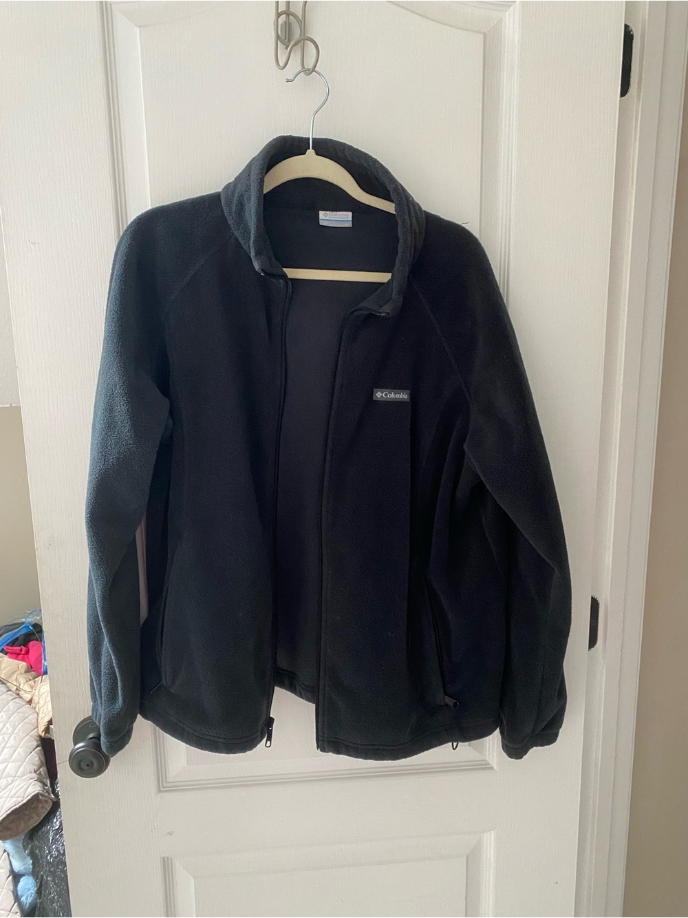 Columbia Black Lightweight Fleece Jacket